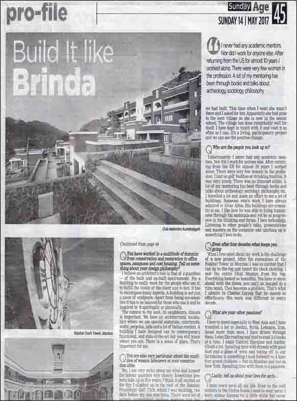 The Asian Age, Mumbai - Build it like Brinda